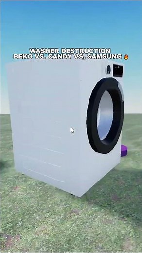 Beko b300 WASHER DESTRUCTION part 2 #shortsvideo #shorts #roblox #laundry