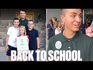 EMBARRASSING OUR TEENAGE SON ON HIS BIRTHDAY ON THE FIRST DAY OF SCHOOL | BACK TO SCHOOL 2022