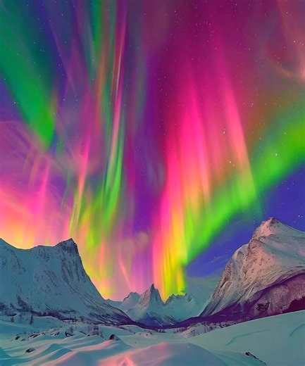 Aurora show over Norway 2025 Northern Lights | Aurora Borealis & Australis