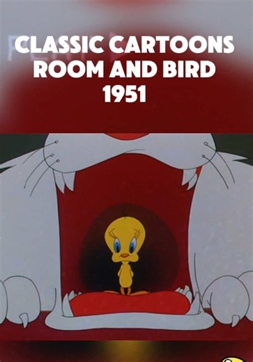 Room and Bird 1951 #tweety #cartoon #cartoons #fyp #foryoupage | cartoons