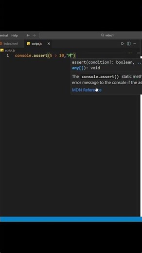 Quick Tip: Using console.assert() #javascript