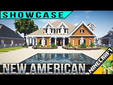 Minecraft New American House