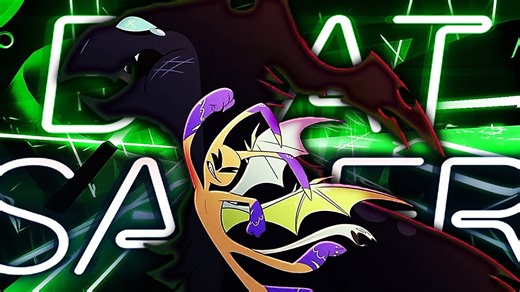 Vivziepop's Bad Luck Jack song It's monster fighting time on Beat Saber!