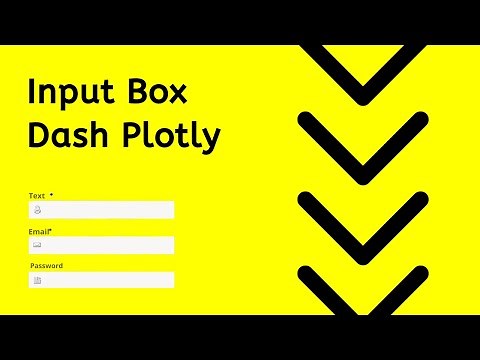 Input Box - Python Dash Plotly