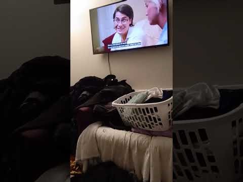 First time watching TV with people watching me😀