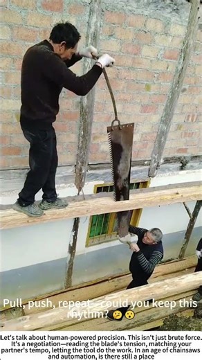 The Long Pull: Two-Man Crosscut Sawing 🌲