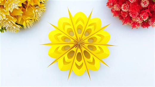 20K views · 256 reactions | Step-by-Step Guide to Beautiful 3D Paper Snowflakes for Christmas | Festive Holiday Decorations You’ll Love #Xmas2025 #ChristmasDecor #XmasSnowflake | DIY And Paper Crafts | Facebook