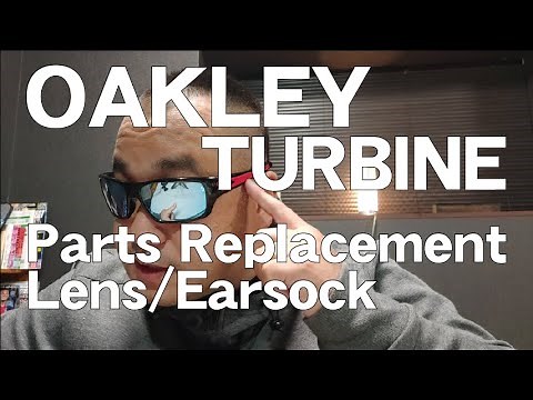 Oakley Turbine Parts Replacement(Lens/Ear sock) オークリー タービン パーツ交換（レンズ/イヤーソック）