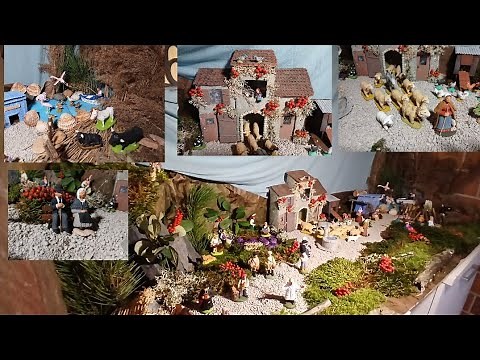 Ma Crèche Provençale faite maison avec de la récup...Des santons originaux fidèle aux traditions.