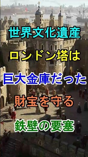【中央銀行の歴史】世界文化遺産ロンドン塔は巨大金庫だった!? 金銀財宝を守る鉄壁の要塞 #歴史 #世界史 #中央銀行 #世界遺産 #ロンドン塔