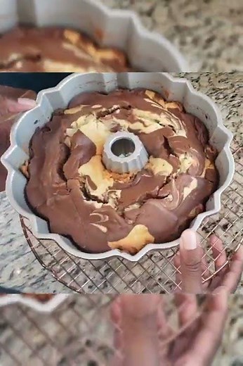 Marble Bundt Cake #shorts