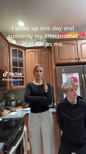 I’m 5’10 for reference.#sibling #littlebrother #fyp @2️⃣1️⃣