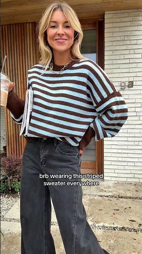 Striped Sweater Outfit | Wearing This Everywhere