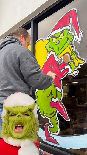 We just completed window murals for 6 local Bojangles stores. Projects like this, ornaments and other commission pieces help us stay on the road full time sharing The Gospel. | Jj Cox Ministries