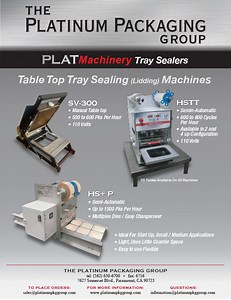 Tray Sealers Machines PDFs | The Platinum Packaging Group