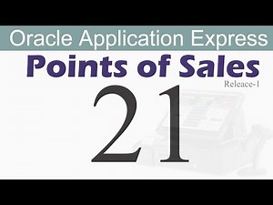 POS tutorials 21 : Dashboard | Release 1 | Oracle APEX