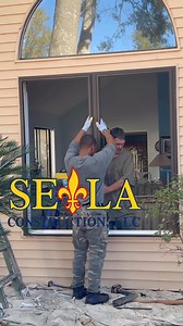 This is how we do it 😉 Careful removal. Clean install. Quality finish. Windows are just one piece of what we do. SELA is your one-stop construction company. 💳 Financing available to make it easy | SELA Construction LLC