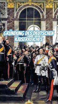 Die Gründung des deutschen Kaiserreiches #geschichte #deutschegeschichte #kultur #deutsch #kaiser