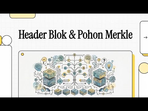 Header Blok & Merkle Tree | Rahasia Bitcoin yang Bikin 500GB Jadi 80 Bytes!