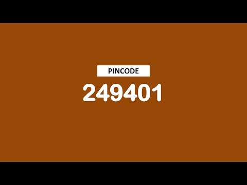 Pincode 249401 - Haridwar, Bhimgoda & More