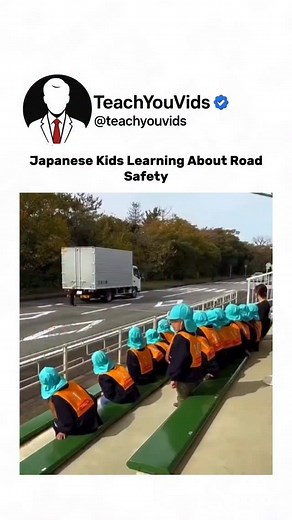 24K views · 164 reactions | Japanese Kids Learning About Road Safety.  Discipline starts young in Japan — even road safety is taught through fun, interactive lessons that help kids learn how to navigate traffic safely and respectfully. 戮 This video is for educational purposes only. DM for credit/removal. #Japan #RoadSafety #Discipline #Education #SafetyFirst #LearnFromJapan | Teachyouvids | Facebook