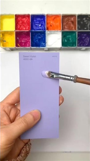 How I Perfect Mix Light Desaturate PURPLE Color #shorts #paint #art #usa #Australia #Switzerland #UK