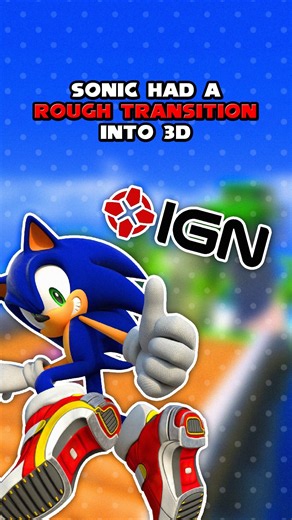 IGN be like "Sonic had a rough transition into 3D" and show you this... #sonicadventure