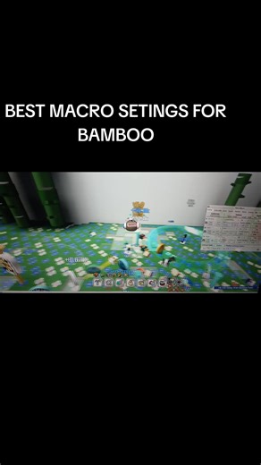 i think this one is the best macro setup for bamboo field if u don't have the supreme saturator bc when u hit the bamboo u fix the drift . . . bamboo setup macro bess swarm simulator #beeswarmsimulator #roblox #foryoupage #beeswarm #bamboo