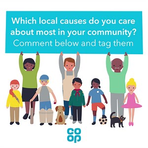 11K views · 46 reactions | We want to know which local causes you care about most in your community, comment below with the name of the cause. | Co-op | Facebook
