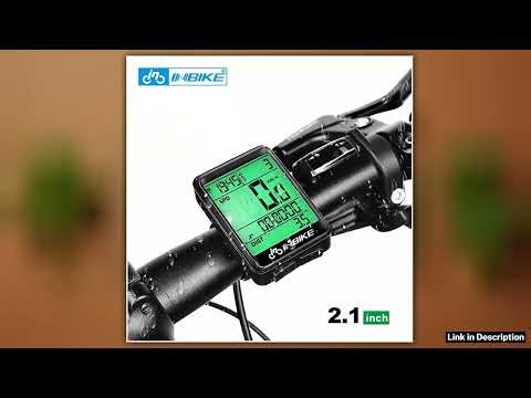 INBIKE Bike Computer Speedometers Waterproof Bicycle Odometers Computer Watch LED Digital Wireless