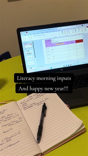 Happy new year everybody🤭🎉! A productive PPA focusing on our new learning - literacy morning slides!🥳These are a lovely way to start nursery off early with routine that is followed in reception! They recap and learn prior learning , going over key facts and words that was taught through stories so they don't forget!!! Maths input slides coming soon☺️ #eyfs #nursery #teacher #literacy #school