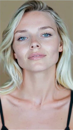 Beautiful Blonde Girl Close-Up Portrait | Natural Beauty #freeaimedia #BlondeGirl #CloseUp #Natural