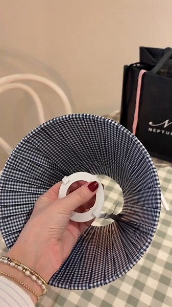 DIY Pleated Fabric Lampshade Tutorial