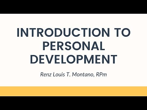 Introduction to Personal Development - Personal Development for Senior High School Students