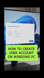 How to create user account on windows pc. #tipsandtricks #windowstipsandtricks #windowstips #windows | Tips & Tricks
