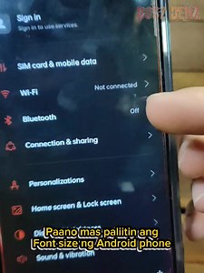 20K views · 582 reactions | Paano mas paliitin ang Font size ng Android phone | Cellphone Tips and Tutorial #boszdenz #font #fontsize #mobile #mobilephone #smartphone #androidphone #android #cellphone #fb #facebookvideo #facebookpost #FacebookPage #tip #tips #tutorial | BOSZ DENZ | Facebook