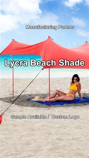 Perfect Beach Shade, Light-weight and Easy to Set Up | Custom Logo