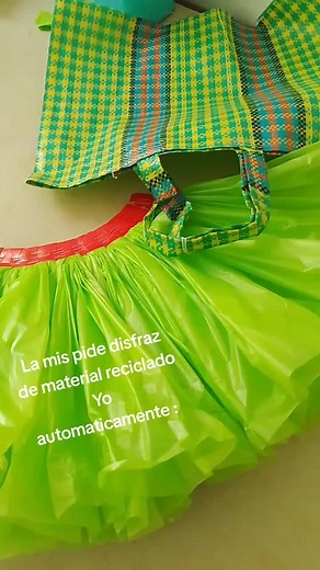 Disfraz de tinkerbell reciclado #primavera 🥰