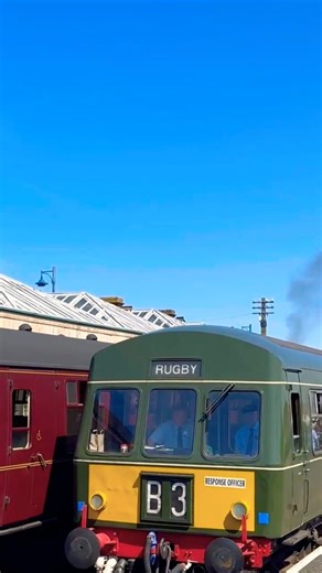 Class 101 DMU departs from Sherringham