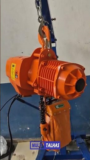 🔥 Talha Elétrica de Corrente MTI | Força Industrial em Cada Detalhe