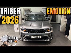 2026 New Renault Triber🔥Top Model Emotion सिर्फ 7.91 लाख | On Road Price?