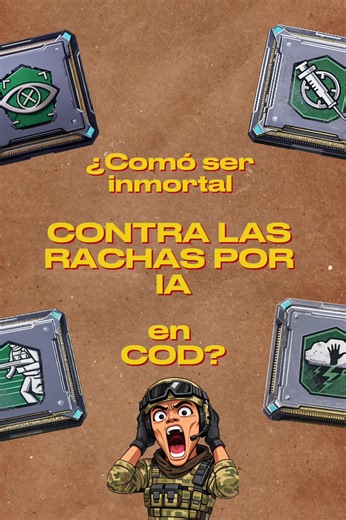 ¿Como ser INMORTAL, CONTRA LAS RACHAS POR IA en COD? Usando la ventaja verde de DESPIADADO nos otorga invisibilidad hacia estás rachas. Combínala con TODOS PARA UNO ACECHADOR. #codmobile #cod #callofduty #callofdutymobile #capcut