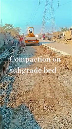 compaction on subgrade bed 🐅🛣️🛣️🛣️🛣️