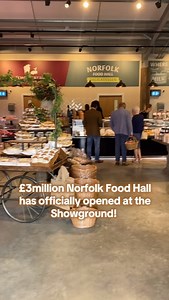 280K views · 955 reactions | The county’s newest delicatessen  The Norfolk Food Hall has officially opened! You can dine inside its 220 seater restaurant and buy food from more than 110 producers  Full story: https://www.edp24.co.uk/news/25180092.first-look-inside-3m-new-norfolk-food-hall-showground/ | EDP 24 | Facebook