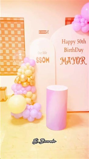 Blue Champagne Gold and sandy balloon backdrop tutorial #balloonboyoflagos #el_decorador