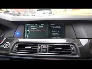 How to Enable or Disable Speed Warning in BMW Series 5 F10/F11 ( 2010 – 2017 )