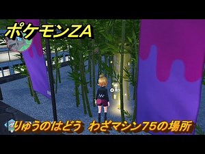 ポケモンＺＡ りゅうのはどう わざマシン７５の場所 ＃５６９ 【Pokémon LEGENDS Z-A】
