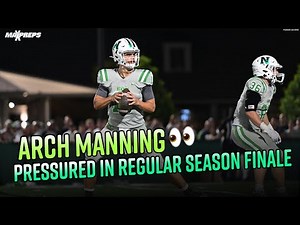 Arch Manning Pressured in Season Finale 😬 | Newman vs St Charles Catholic | HIGHLIGHTS 🎥
