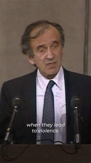 Elie Wiesel vowed to always speak up whenever people were enduring suffering and humiliation. “He saw the trauma as something that has to lead to moral action.” "Elie Wiesel: Soul on Fire” premieres tomorrow Jan 27 at 9/8c on PBS. | American Masters