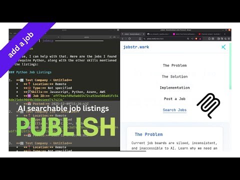 How to add a job to jobstr.work | Search Jobs using AI + MCP